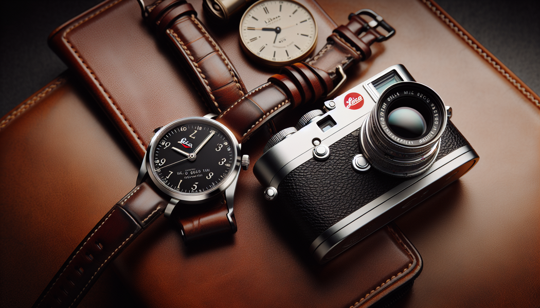 Materialien höchster Güte für Langlebigkeit -  Leica Uhr: Zeitlose Eleganz für Handgelenk und Kamera